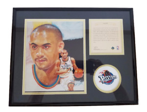 PISTONS Detroit Grant Hill picture with Frame