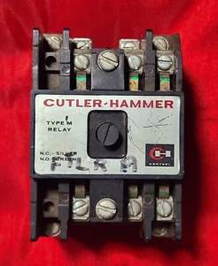 Cutler-Hammer Type M Relay D23M-2 120V Coil 10A 300V Made in USA - Picture 1 of 7