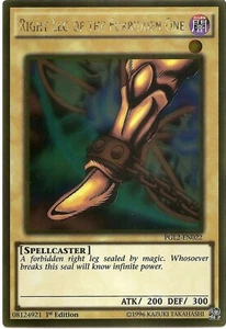 Right Leg of the Forbidden One PGL2-EN022 Gold Rare Yu-Gi-Oh Card 1st Edition - Picture 1 of 3