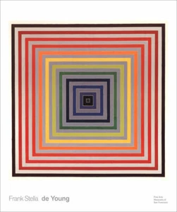Frank STELLA Letter On The Blind II Abstract Poster 27-1/4 x 24 - Picture 1 of 1