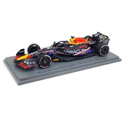 2023 Max Verstappen Red Bull Racing RB19 vincitore Austin GP - 1/43 Spark Models - Immagine 1 di 4