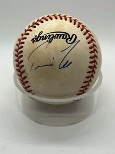 Travis Lee Arizona Diamondbacks Signed Autograph OMLB Baseball PSA DNA - Picture 1 of 2