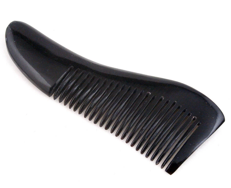 Authentic Ox Horn Hand Crafted Pocket Comb Fashion Hair Organizer New #12211405 - Image 1 of 1