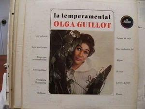 OLGA GUILLOT La Temperamental Olga Guillot  MUSART LP - Imagen 1 de 2