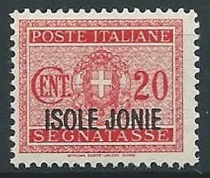 1941 ISOLE JONIE SEGNATASSE 20 CENT MNH ** - ED955 - Picture 1 of 1