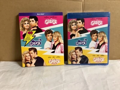 Grease - Grease 2 - Grease Live! 3 Movie Collection Blu-ray With Slip - Image 1 of 4