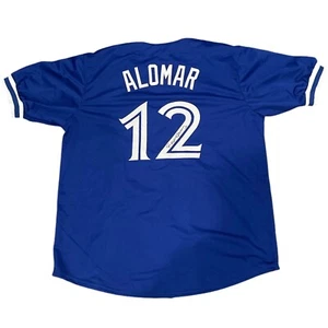 Roberto Alomar Signed Autographed Toronto Blue Jays Custom Jersey JSA COA - Picture 1 of 3