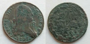 Zaldi2010 - Carlos IV, 8 Maravedis from 1797, Segovia - Picture 1 of 1