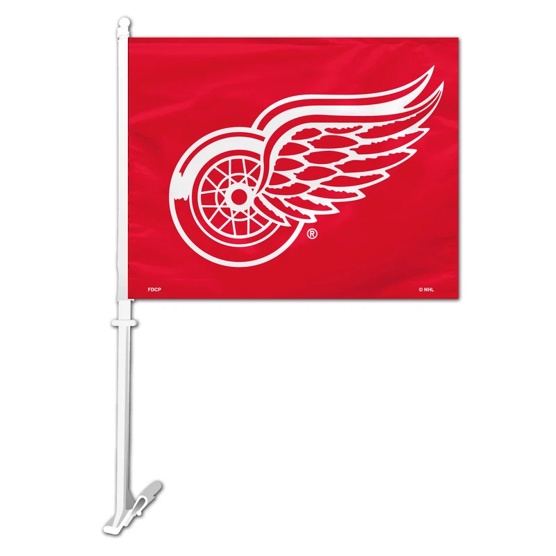 Bandera de coche Detroit Red Wings con poste [NUEVO] puerta trasera de camión automático NHL 11x15 Foto 1 de 1