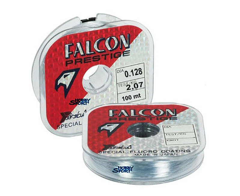 Fluorocarbon Falcon Prestige diametro 0.128 carico 2.07kg Mt100