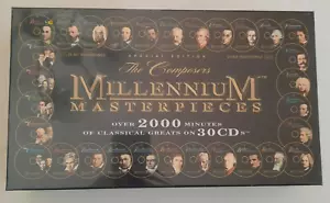 *30* CD Sealed! Composers Millennium Masterpieces Classical Bach Chopin Mozart - Picture 1 of 6