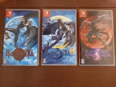 Nintendo Switch Bayonetta 1 & 2 & 3 set Video games Used Japan Import Tested - Image 1 of 4