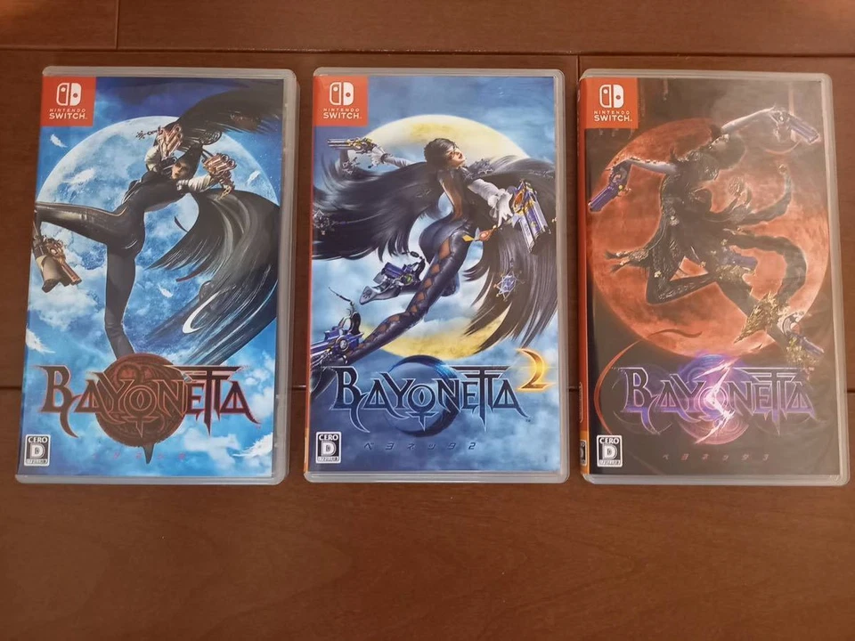 Nintendo Switch Bayonetta 1 & 2 & 3 set Video games Used Japan Import Tested - Image 1 of 4