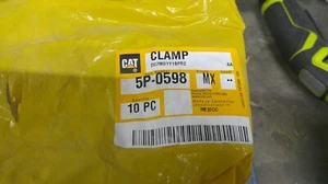 Lot of 8-- NEW OEM CAT 5P0598 HOSE CLAMPS 5P-0598 CATERPILLAR - Picture 1 of 2