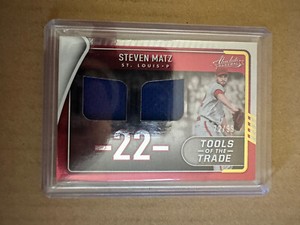 2022 Panini Absolute - Tools of the Trade 2 Swatch #TTT2-SM Steven Matz 72/99