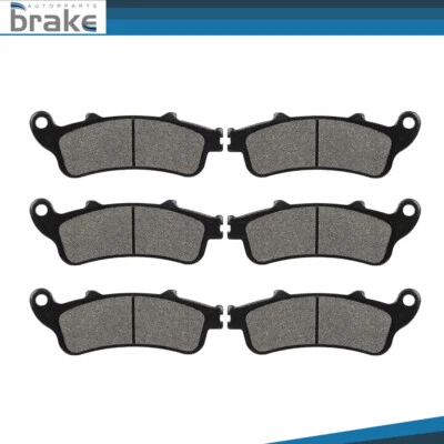 Pastillas de freno delanteras y traseras de fibra de carbono para Honda VTX1800F3 2005-2008 2006 2007 Foto 1 de 4