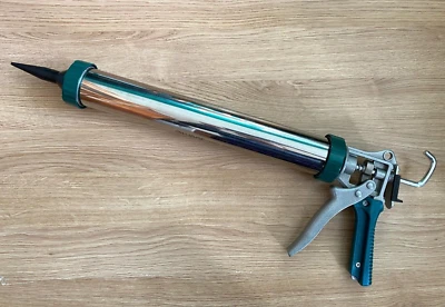 HUAQI 600ml SAUSAGE SILICONE SEALANT CAULKING APPLICATOR GUN HEAVY DUTY