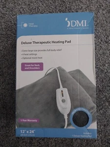 DMI HealthSmart Deluxe Extra Large Therapeutic Electric Heating Pad New - Picture 1 of 20