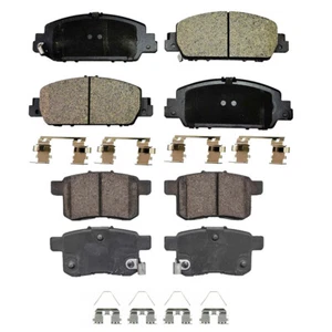 Kits de pastillas de freno traseras delanteras de cerámica para Honda Accord 2013-2017 no LX A4N - Imagen 1 de 5