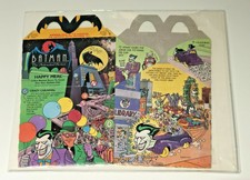 1993 Batman the Animated Series McDonald's Happy Meal Box Set of 2 NM 