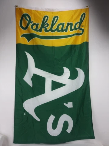 WinCraft MLB Oakland A's 3x5 Flag  Banner Officially Licensed Polyester Baseball Cover
