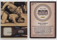 2012 Americana Heroes & Legends Elite Materials Bronze Proof /99 Dan Gable #77