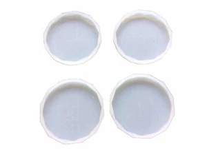 Four  Diamond Edge Silicone Resin Moulds, 11.5mm Diameter Finished Size, New - Picture 1 of 1
