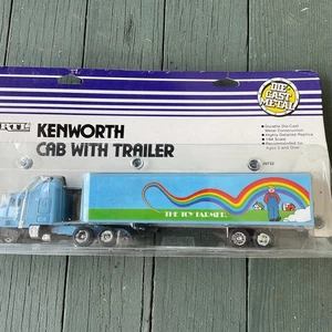 Ertl 1/64 semi truck Kenworth RARE The Toy Farmer Rainbow Cab Vintage 1988 80's - Picture 1 of 6