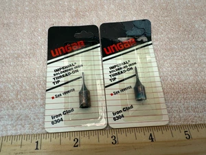 Punta de soldador vintage UNGAR IMPERIAL #6304 "Revestida de hierro" (NOS) nuevo stock antiguo - Imagen 1 de 2