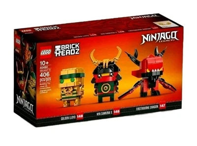 Lego 40490 Ninjago 10 Aniversario Brick Headz - Nuevo Precintado Retirado Foto 1 de 3