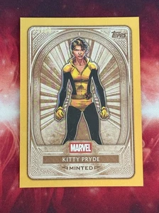 2025 Topps Marvel Minted Gold Refractor Kitty Pride/50 - Imagen 1 de 2