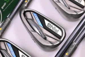 Ping G30 Irons / 5-PW+SW / Yellow Dot / Regular Flex Ping TFC 419 Shafts - Picture 1 of 7