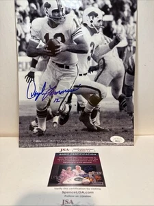Daryle Lamonica JSA COA Autograph 8x10 Photo Signed Buffalo Bills - Picture 1 of 2
