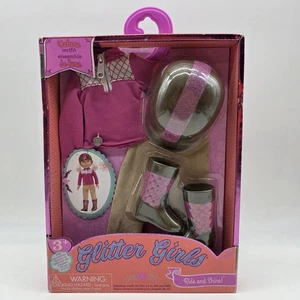 Glitter Girls Fashion Clothing Set Ride and Shine Horseback Riding 18" Doll - Picture 1 of 7