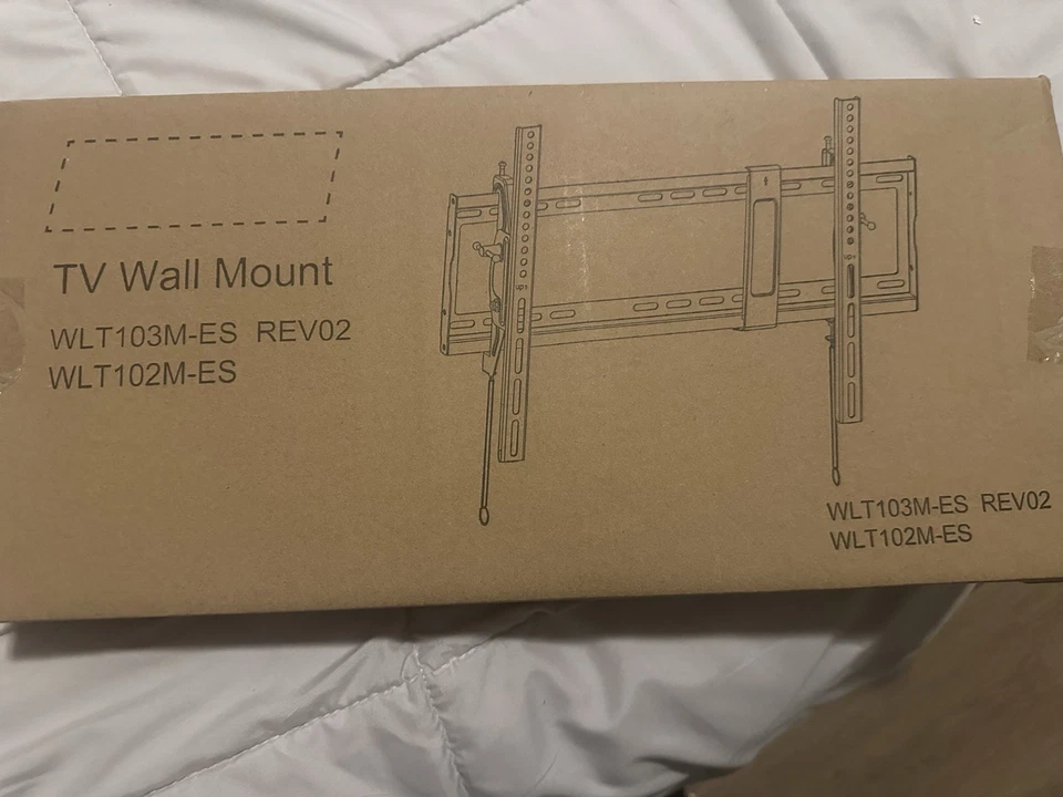 WLT 1031-ES Negro Inclinable Bajo Perfil TV Montaje en Pared para Televisores 32"-70"-NUEVO EN CAJA Foto 1 de 3