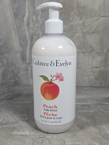 Crabtree & Evelyn Peach Scented Body Lotion 16.9 oz with Pump - Picture 1 of 2