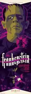 Tom Whalen | Universal Monsters Frankenstein – FINE ART POSTER | 12x36 | 116/175 - Picture 1 of 2