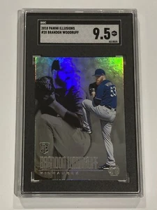 2018 Panini Illusions #28 Brandon Woodruff RC SGC 9.5 Mint+ - Picture 1 of 2