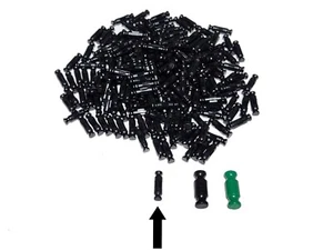200 MICRO K'NEX Black Rods 0.5" Small Mini Tiny Replacement Parts KNEX - Picture 1 of 4