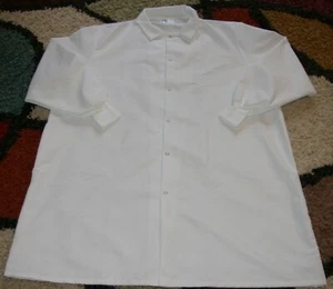 Best Medical Unisex L/S Lab Coat Knit Cuffs 42" Length White Size 2X   - Picture 1 of 6