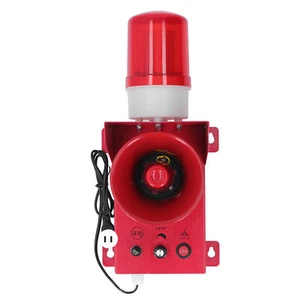 Siren Alarm 130db Volume Adjustable High Power Emergency Strobe Accessory - Picture 1 of 24