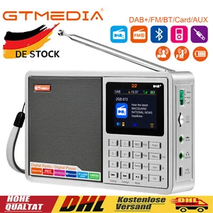 GTMEDIA D2 DAB Radio/DAB+ mit Bluetooth FM-Digitalradio Tragbarer Farbdisplay - Bild 1 von 22
