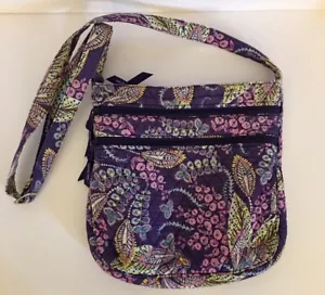 Vera Bradley Geldbörse mit dreifachem Reißverschluss Hipster Batikblätter 11 x 11 x 1,5 - Bild 1 von 11