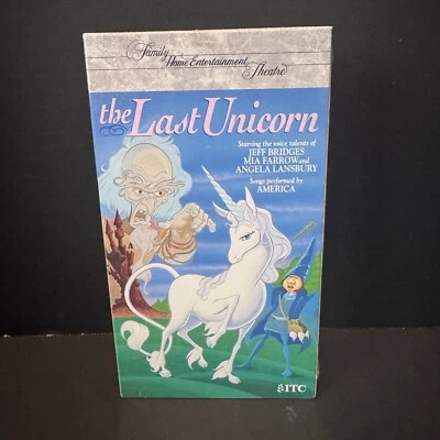 Home Entertainment The Last Unicorn VHS, 1994 VCR ITC Bridges Sealed Watermark - Image 1 of 4