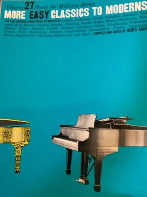 More Easy CLASSICS TO MODERNS, Vol. 27, музыка для миллионов серии новый - Изображение 1 из 2