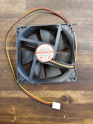 Evercool EC9225M12CA 92mm Computer Case Fan 12V 0.15A 3-Pin Ball Bearing Cooling - Image 1 of 3