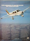 9/1979 Pub Piper Aircraft Lock Haven Piper Turbo Dakoda Avion Original Ad