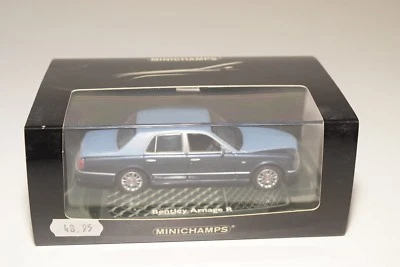 * MINICHAMPS BENTLEY ARNAGE R 2003 TWO TONE METALLIC BLUE MINT BOXED RARO - Immagine 1 di 3
