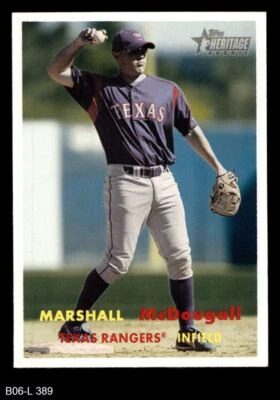 2006 Topps Heritage #389 Marshall McDougall Rangers 8 - NM/MT - Image 1 of 2