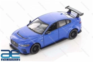 1:38 Scale Model Compatible With Jaguar XE SV Project 8 Blue S2u - Picture 1 of 4